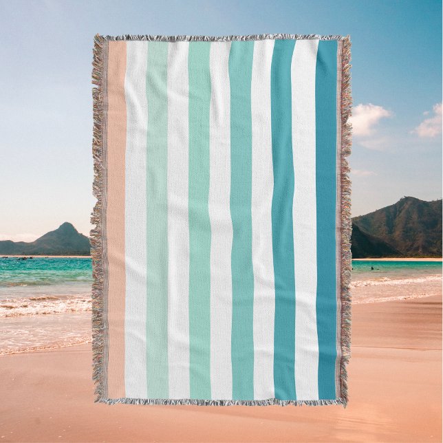 Ombre Sea Striore Green & Pink Sand Decke (Von Creator hochgeladen)