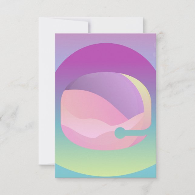 Ombre Space Art Card Karte (Vorderseite)