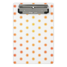 Ombre Sunburst Dot Mini Clipboard - L