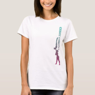 Ombre T-Shirt de gymnastique acrobatique