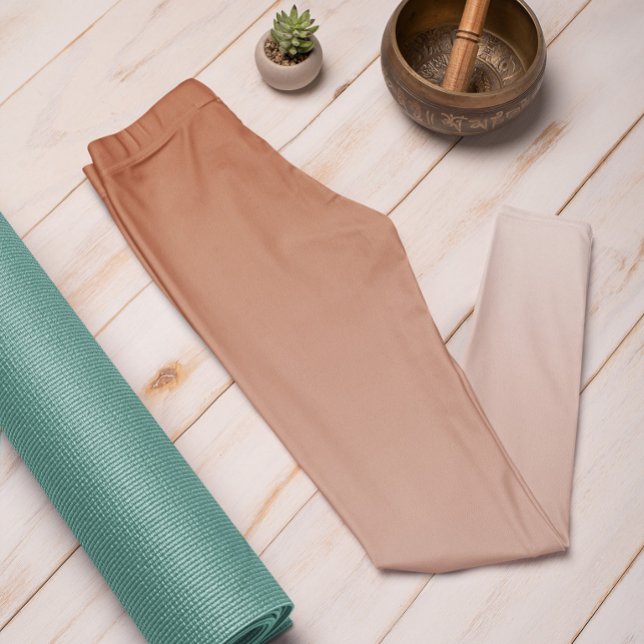 Ombre Trend Color Burnt Copper - Pastell Leggings (Von Creator hochgeladen)