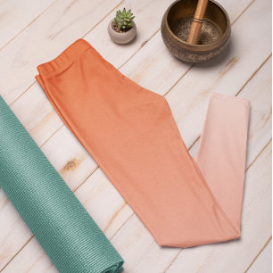 Ombre Trend Color Flame Red - Pastell Leggings
