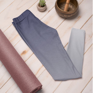 Ombre Trend Color Navy Blue - Pastel Leggings