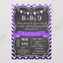 Ombre Zickzack Chalkboard BabyQ Lila