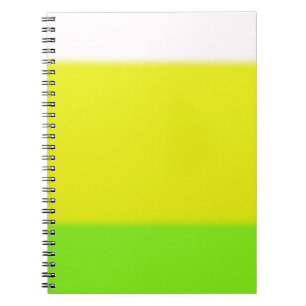 OmbreYellowGreen10000 Notizblock