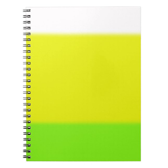 OmbreYellowGreen10000 Notizblock (Vorderseite)