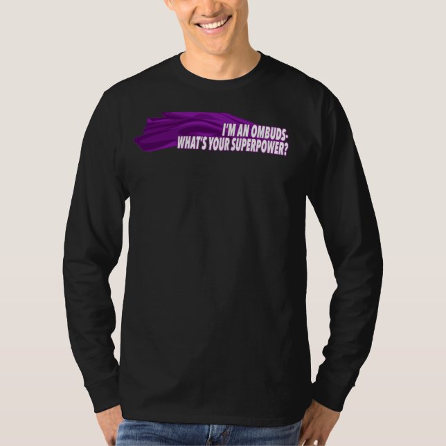 Ombuds Supermacht-Shirt, Männer T-Shirt (Vorderseite)