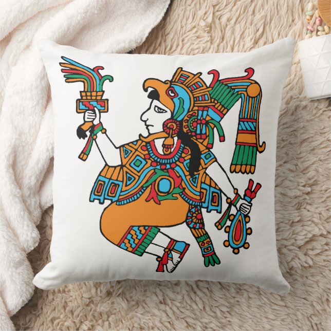 Omecihuatl - Lady von zwei Kissen (Decke)