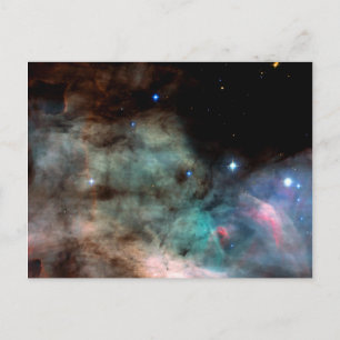 Omega-Nebel-Weltraum-Foto-Leer Postkarte
