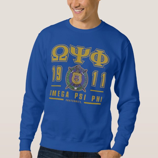 Omega Psi Phi Omegawood 1911 Sweatshirt (Vorderseite)