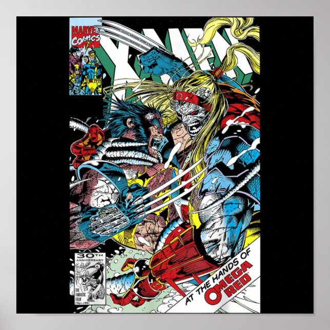 Omega Red Comic Book Cover Poster (Vorne)