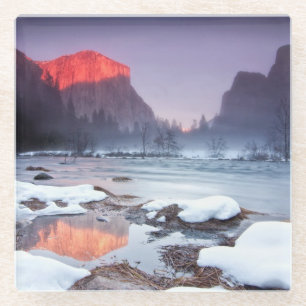 Omega-Rot Glasuntersetzer