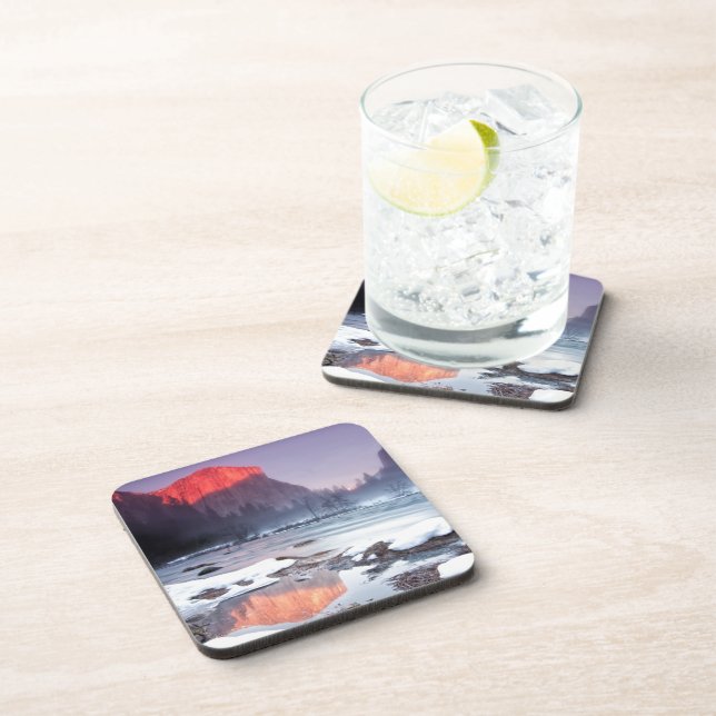 Omega-Rot Untersetzer (Rechte Seite)