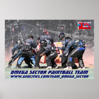 OMEGA SEKTOR PAINTBALL TEAM 2006 POSTER
