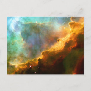 Omega Swan Nebula Hubble Space Postkarte