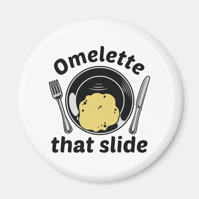 Omelet, die Folie Magnet (Vorne)