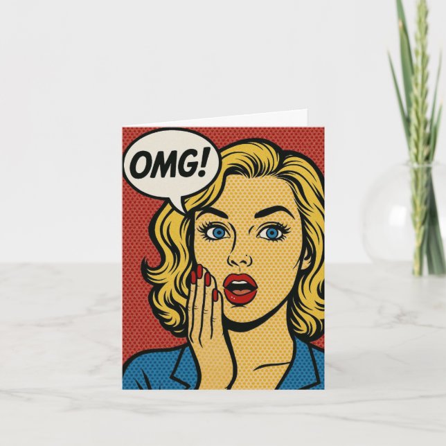 OMG Birthday Card Karte (Vorderseite)