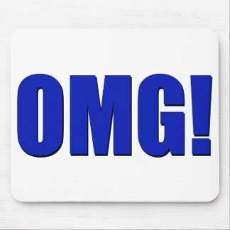 OMG! blaues Mousepad