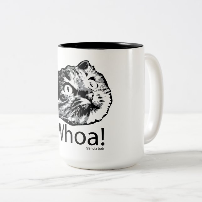 OMG dieses Kaffee tho - Zweifarbige Tasse (VorderseiteRechts)