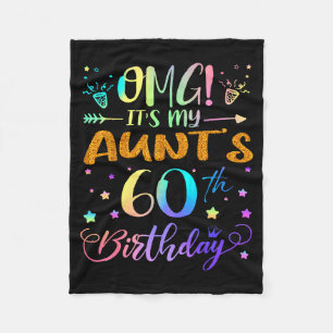 Omg Es Ist Der 60. Geburtstag Meiner Tante Süße 60 Fleecedecke