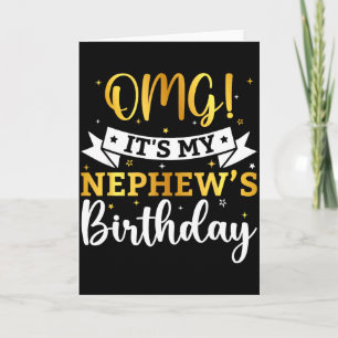 Omg Es Ist Der Geburtstag Meines Neffen Alles Gute Karte