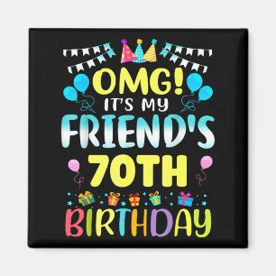 Omg Es Ist Mein 70. Geburtstag Süße 70 Jahre Alt Magnet