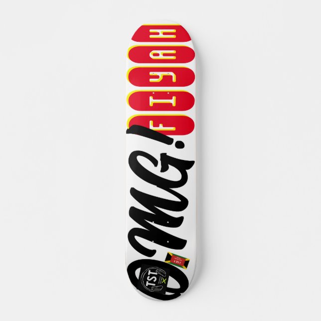 OMG FIYAH  JMT 7 3/4" Skateboard Deck (Vorne)
