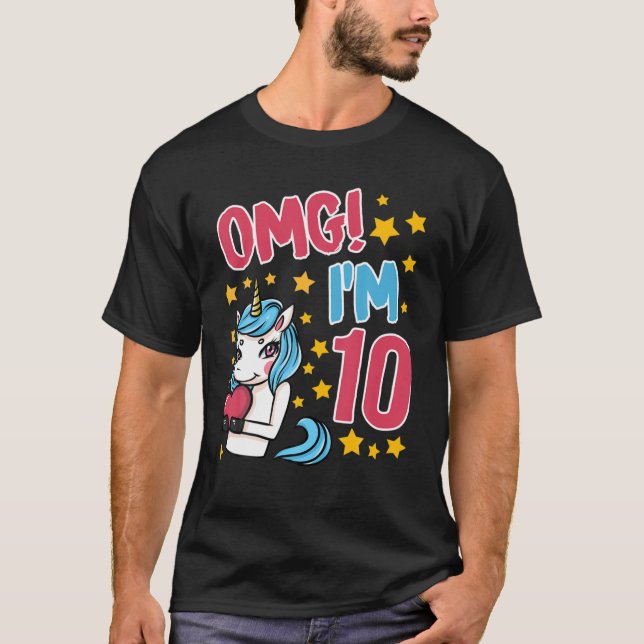 OMG I AM 10 Classic T-Shirt (Vorderseite)
