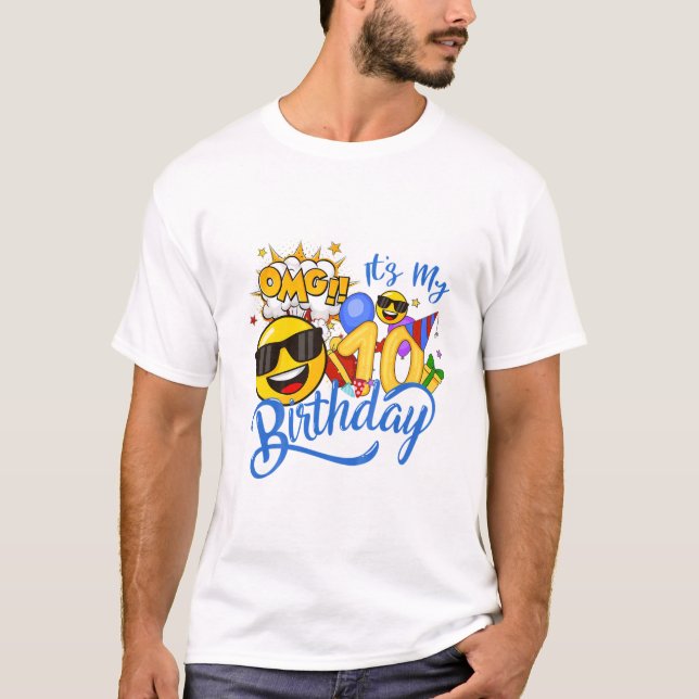 OMG It s My 10th Birthday Boy T-Shirt (Vorderseite)