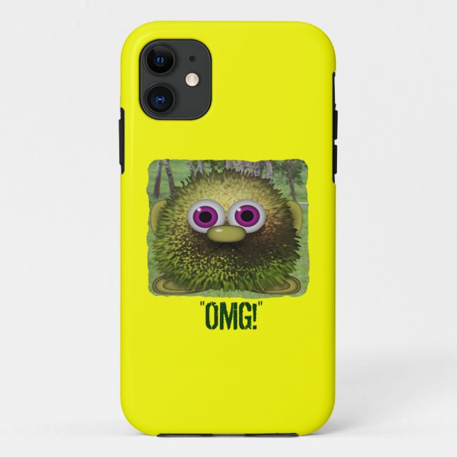 OMG Jote Fuzzy Cartoon Wuzzy Butt coque iphone (Dos)
