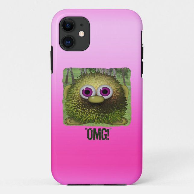 OMG Jote Fuzzy Cartoon Wuzzy Butt coque iphone (Dos)