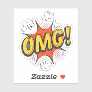 OMG Logo Aufkleber