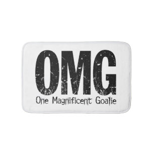 OMG: One Magnificent Goalie (Hockey) Badematte