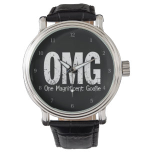 OMG: One Magnificent Goalie (Hockey) Wristwatch Armbanduhr