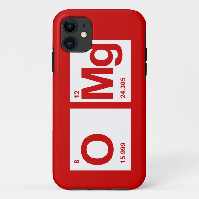 OMg PERIODISCH Case-Mate iPhone Hülle (Rückseite)
