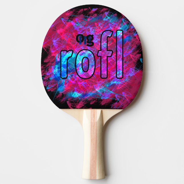 OMG! rofl Tischtennis Schläger (Vorderseite)
