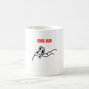 Omg Run Typ Meme Kaffeetasse
