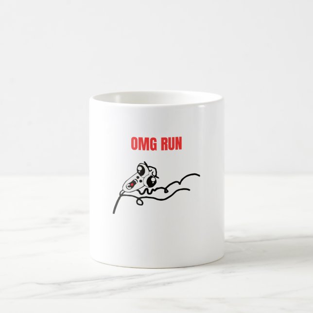 Omg Run Typ Meme Kaffeetasse (Mittel)