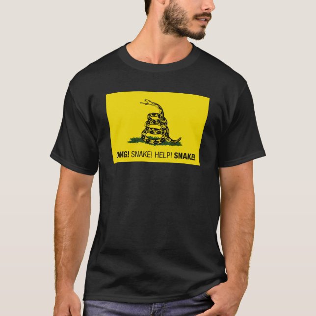 OMG! Schlange! T - Shirt (Vorderseite)