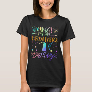 Omg seine Brüder 1. Geburtstag Süße 1 Jahre alt T-Shirt