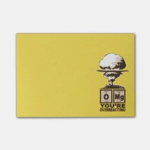 OMG! Sie überreagieren! Post-it Klebezettel