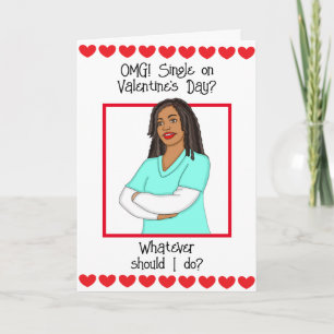 OMG Single an Valentinstag? Karte