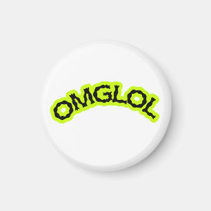 OMGLOL Retro 2000er Magnet – Lustig & Spielend