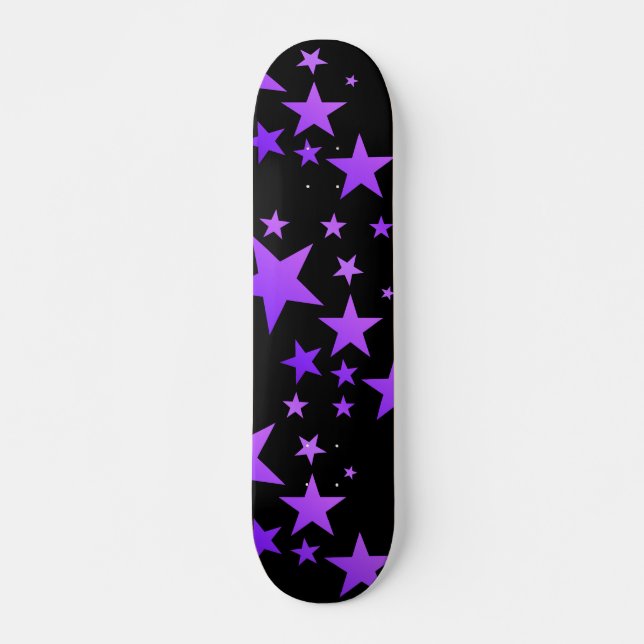 OMGSTARS! IRIDESCENT LILA SKATEBOARD (Vorne)