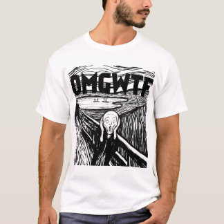 OMGWTF Schrei b/w T-Shirt
