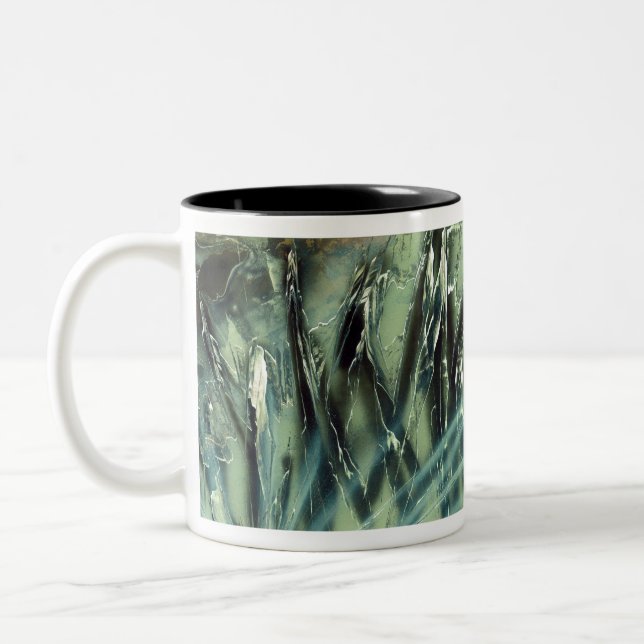 Ominous an den Felsen Zweifarbige Tasse (Links)