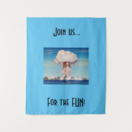 Ominous Nuke Tapestry Wandteppich