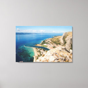 Omis, Kroatien - Adriaküste Leinwanddruck