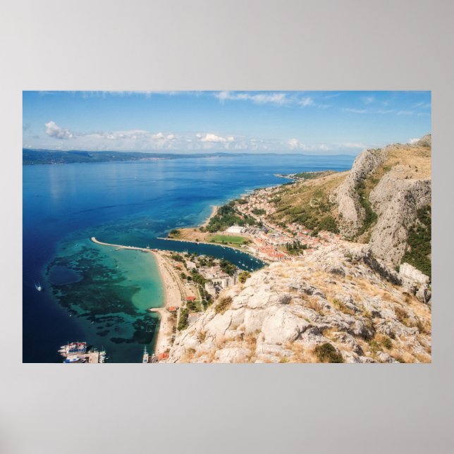 Omis, Kroatien - Adriaküste Poster (Vorne)