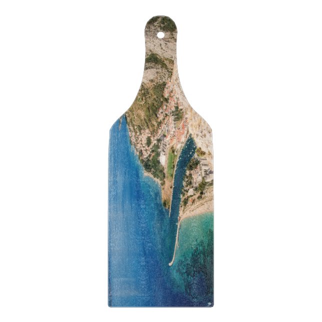 Omis, Kroatien - Adriaküste Schneidebrett (Vorderseite)